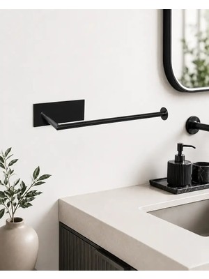 Elovias System Nowo Duvara Monte Yapışkanlı Siyah Kağıt Havluluk (BA10018 002003 AL6)