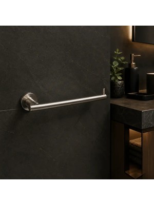 Elovias System Hoop Kağıt Havluluk Nikel Saten Renk (BA1003 003 NBM)