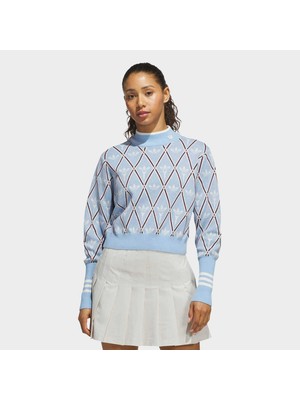 Adidas Originals Trefoil Kadın Mavi Kazak (KR5424)
