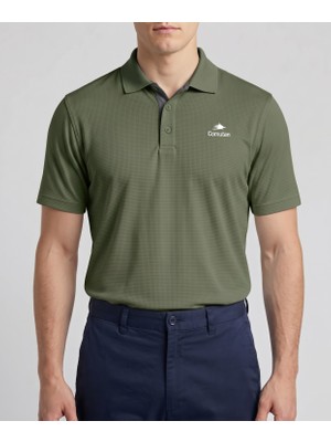 Comutan Dry-Touch Polo Yaka Tişört Yeşil