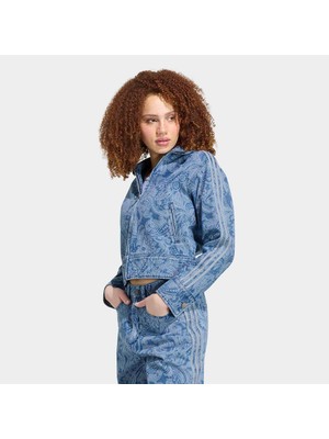 Adidas Liberty London Firebird Kadın Mavi Jean Ceket (KR6674)
