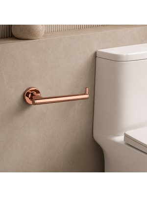 Elovias System Hoop Tuvalet Kağıtlığı Rose Renk (BA1003 002 Rs)