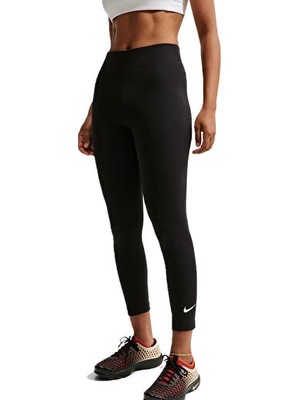 Nike Nıke W Nsw Nk Clsc Hr 7/8 Tıght Lbr Kadın Günlük Tayt DV7789-011 Siyah