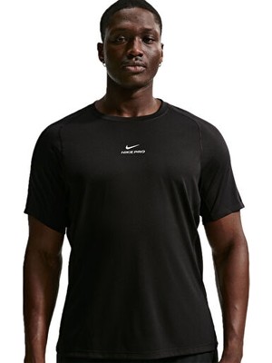 Nike Nıke M Nıke Pro Df Npt Ss Top Erkek Antrenman Tişörtü HV0409-010 Siyah