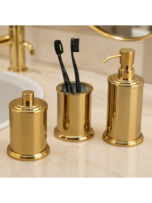 Elovias System Tezgah Üstü Diş Fırçalık Gold Renk (BA2000 007 GL)
