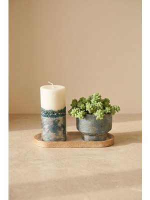 Giselle Ocean Mineral & Succulent Set Candle