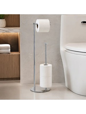 Elovias System Hareketli Tuvalet Kağıtlığı Krom Renk 718X200X213 Mm (BA4001 052 CR)