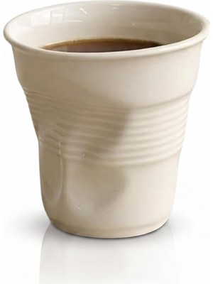 Brf Store Vialivaavm Arvale Buruşuk Kupa Fincan Seramik El Yapımı Tasarım Mug Kahve Bardağı (1, Küçük)
