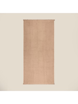 Evidea Soft Waffle Banyo Havlusu - Krem - 80X160 cm