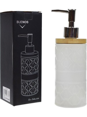 Buenos Bambulu Porselen Sıvı Sabunluk JB6743