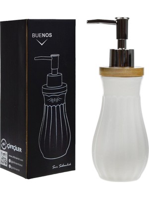 Buenos Bambulu Porselen Sıvı Sabunluk JB6746