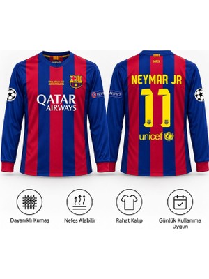 North Babıl Nostaljik Barcelona Neymar Uzun Kollu Forma