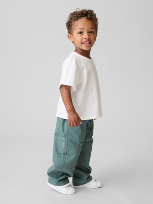 Gap Erkek Bebek Yeşil Pull-On Baggy Double-Knee Carpenter Pantolon