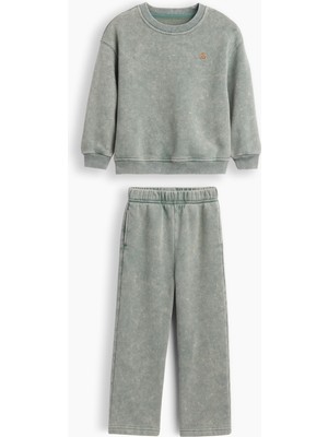 Gap Erkek Bebek Yeşil Bebek & Küçük Çocuk Vintagesoft Sweat Seti