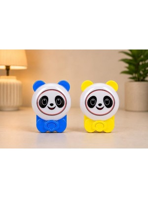 Tr Panda Tasarımlı LED Gece Lambası Priz Tipi 2W Enerji Tasarruflu Çocuk Odası Gece Işığı