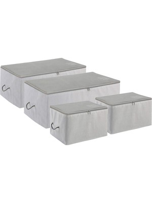 Tr 4'lü Gri Renk Stuff & Things Hurç Set