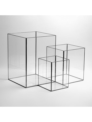 Tr Mumluk Cam Siyah Teraryum Fanus Geometrik Minimal Yapımı Dekoratif Bohem Tarz Ev Ofis Dekor