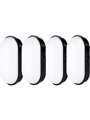 Tr Su Geçirmez 20W Siyah Kasa Gün Işık 4200K Bahçe Teras Banyo Iç Dış Mekan LED Işık 2000L