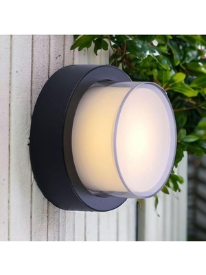 Tr Ack Duvar Tavan Aplik LED 12W 900LM Beyaz Kasa Carina IP65 5169MMX100MM 12 Watt, LED Armatür, I�