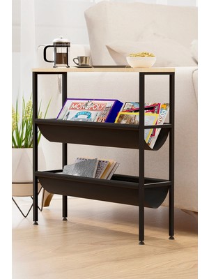 Maison Luré Yan Sehpa Kahve Koltuk Tepsisi Dekoratif Modern Sehpa Zigon Sehpa Orta Sehp