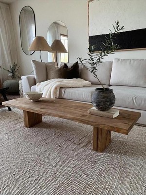 Maison Luré Masif Ahşap Orta Sehpa