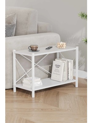 Maison Luré Dekoratif Modern Yan Sehpa Zigon Orta Sehpa