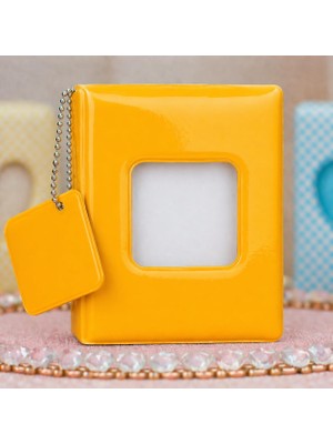 Tr 41 Fotoğraf Kapasiteli Instax Mini Polakart Sarı Fotoğraf Albümü