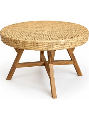 Maison Luré Bali El Yapımı Teak Ayaklı Orta Sehpa 70CM