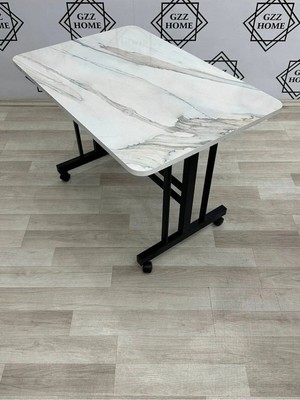 Maison Luré 60-90 Tekerlekli Orta Sehpa Balkon Masası Bahçe Masası