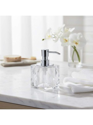 Elovias System Kristal Sıvı Sabunluk Krom Renk 150ml (BA2039 006 C1-CR)