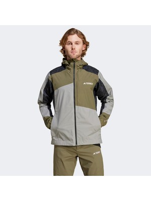 Adidas Terrex Xperior Hybird Rain.rdy Erkek Gri Outdoor Mont