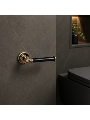 Elovias System Nord Tuvalet Kağıtlığı Gold/siyah Renk (BA1041 002 Gl-Al6)
