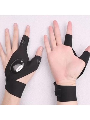 Ertürk Store LED Işıklı Çalışma Eldiveni, Sağ Sol Çift