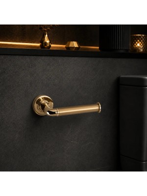 Elovias System Nord Tuvalet Kağıtlığı Gold/Gold Branch Renk (BA1041 002 GL-GB)