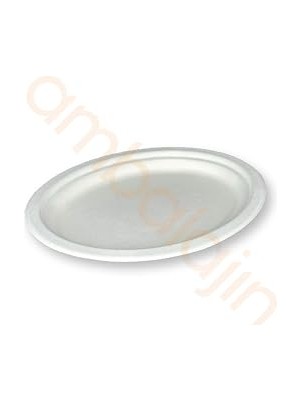Ertürk Store Tabak; 100 Adetnature Ekolojik Karton Kağıt Tek Kullanımlık Oval, 20X26 cm