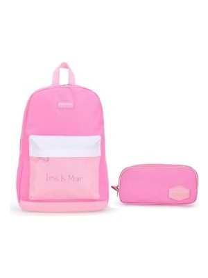 Ertürk Store Kız Okul Çanta Seti 07PC100506 Pembe Tek Ebat
