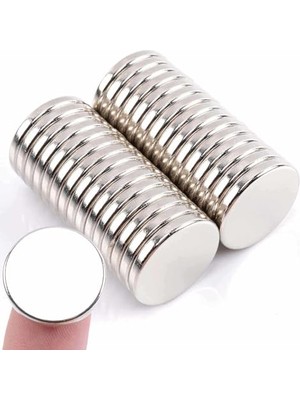 Ertürk Store Ø20X3 mm Neodim Mıknatıs - Yuvarlak Disk Magnet, (5 Adet)