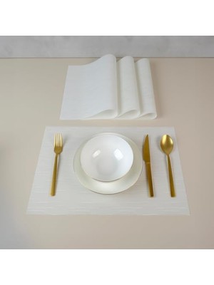 Ertürk Store Bamboo Chalk 4 Parça Amerikan Servis 30X45 cm