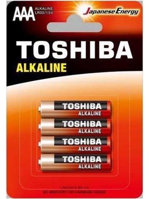 Ertürk Store Aaa Kırmızı Alkalin Pil LR03GCA Bp-4c LR03 Blister De 4
