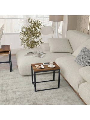 Maison Luré Ceviz Zigon Sehpa - 50 cm