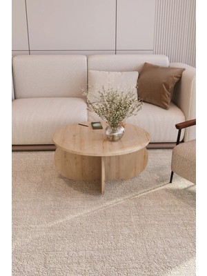 Maison Luré Meşe Desenli Orta Sehpa