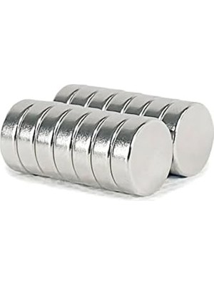 Ertürk Store Dünya Magnet 50 Adet 10 x 3 mm Çap: 10 Kalınlık: 3 Yuvarlak Neodyum Mıknatıs