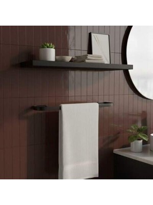 Elovias Defne Banyo Sarmaşık 50 cm Uzun Havluluk Siyah Renk (101 55 S)