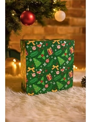 Ertürk Store Yılbaşı Hediyelik Kutu, Noel Hediye Kutusu, Lüks Sert Ambalaj