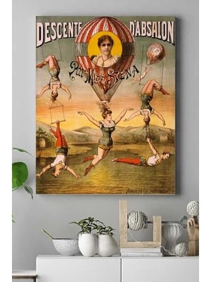 Ertürk Store Sirk Vintage Kanvas Tablo PSTER17910 30 x 40