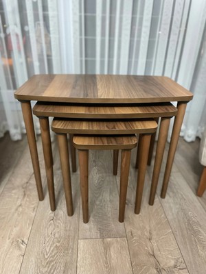 Maison Luré 4'lü Zigon Sehpa Mdf