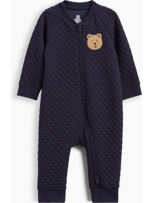Gap Bebek Lacivert Kapitone Raglan Tulum