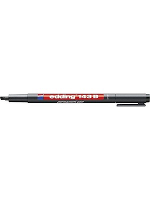 Ertürk Store 143 B Permanent Kalem - Asetat Kalemi - Siyah - 1 Kalem - 1-3 mm Kesik Uç