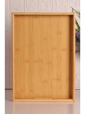 Ertürk Store Marbella - Bambu Desenli Tepsi Orta