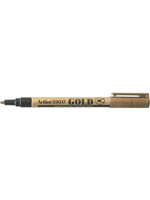 Ertürk Store EK999XF Yaldızlı Marker, Altın, 0.8 mm Yuvarlak Uçlu